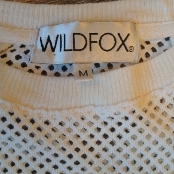 RARE*WILDFOX+BARBIE-Mesh Barbie Sweatshirt Size M - Picture 3 of 5